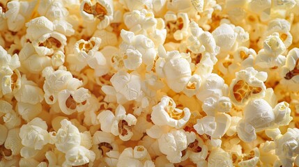 A close-up of caramel popcorn in a glass bowl.