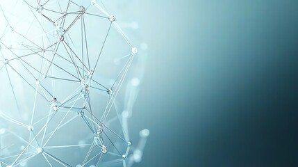 Abstract network connections in soft blue tones, representing modern technology and digital communication.