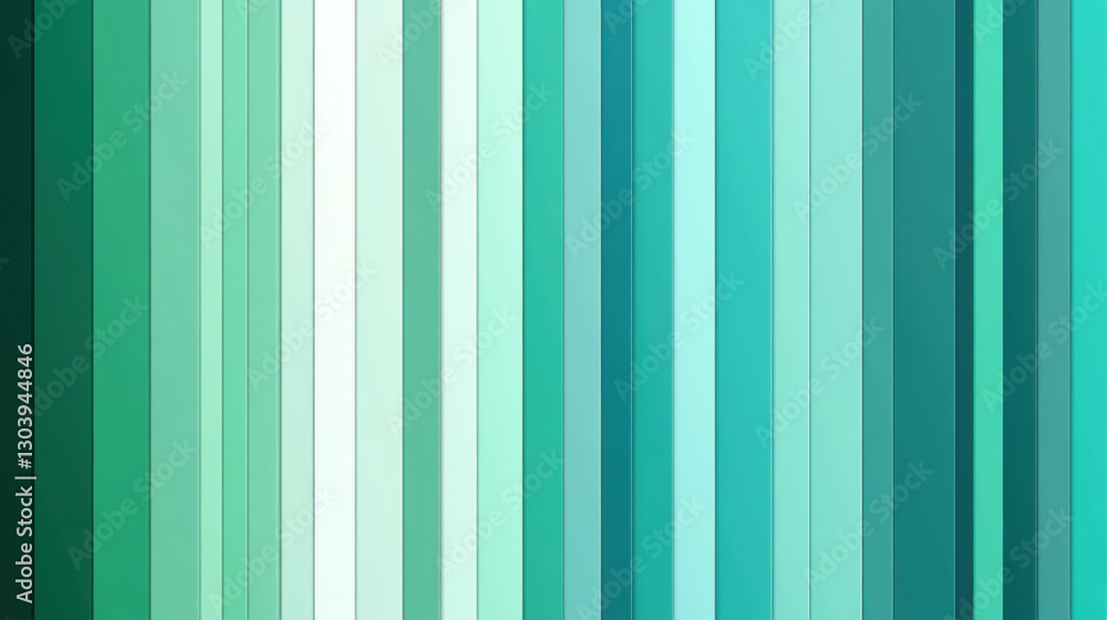 Poster a visually striking gradient of turquoise and teal vertical stripes, creating a soothing and modern 