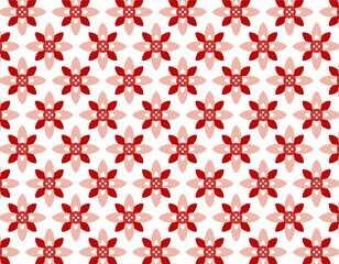 retro flower pattern vector design