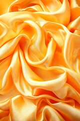 Obraz premium Luminous golden silk, captivating folds and shimmers of a lavish cloth