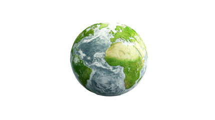 Fototapeta premium Green earth with grid, visualizing global networks, interconnected systems, and environmental conservation