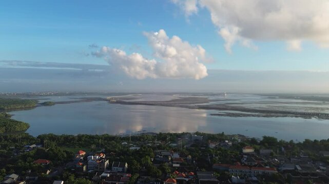 Nusa dua with Mandara Toll Bali view from distance