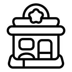 Toy Shop Line Icon