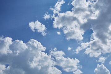 blue sky with clouds