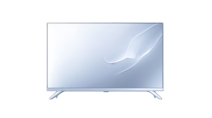 Bright blank computer screen on workspace setup, ideal background for technology presentations, website mockups and educational content