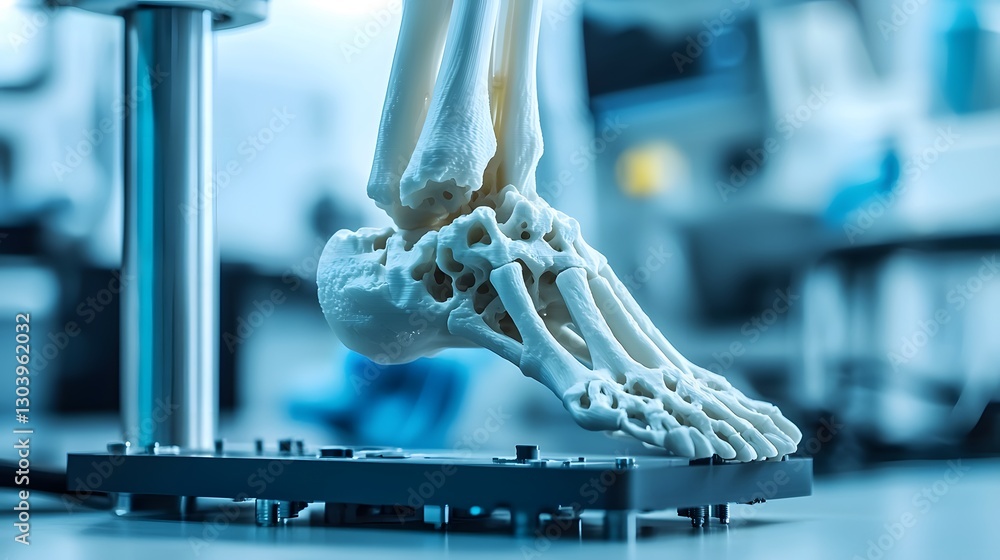 Poster comprehensive view of a human skeleton displaying all bones and structure for educational and anatom