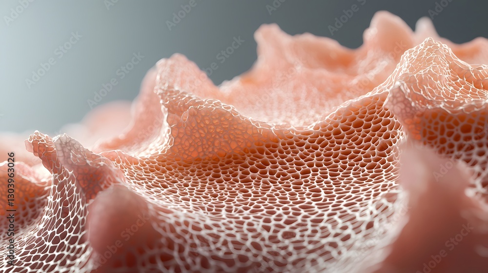Poster high-resolution image of a cell membrane with detailed structure and composition highlighting its bi