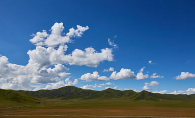 landscape with clouds