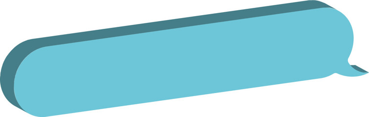 Fototapeta premium sky blue speech bubble