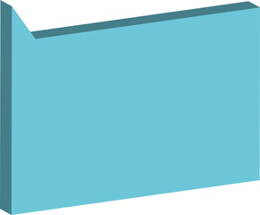 sky blue speech bubble