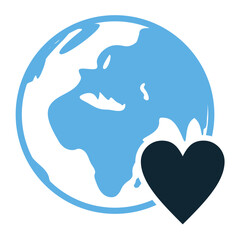 Environmental care icon vector symbolizing sustainability, nature protection, and eco-friendly responsibility. Perfect for conservation, green initiatives, and ecology projects.