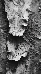 Close-up view of textured peeling paint on a weathered surface.