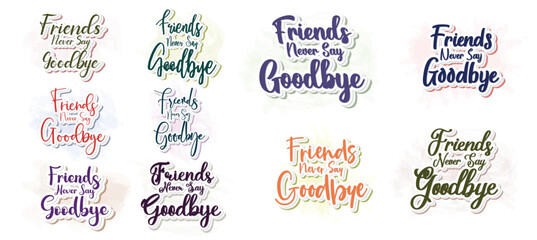 Set to Best Of Luck. Hand drawn vector lettering. Isolated on white background. Design for poster, greeting card, photo album, banner. Vector illustration