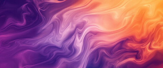 Fototapeta premium A vibrant swirling abstract background featuring smooth gradients of purple, orange, and pink hues.