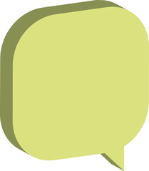 bulle de dialogue en relief