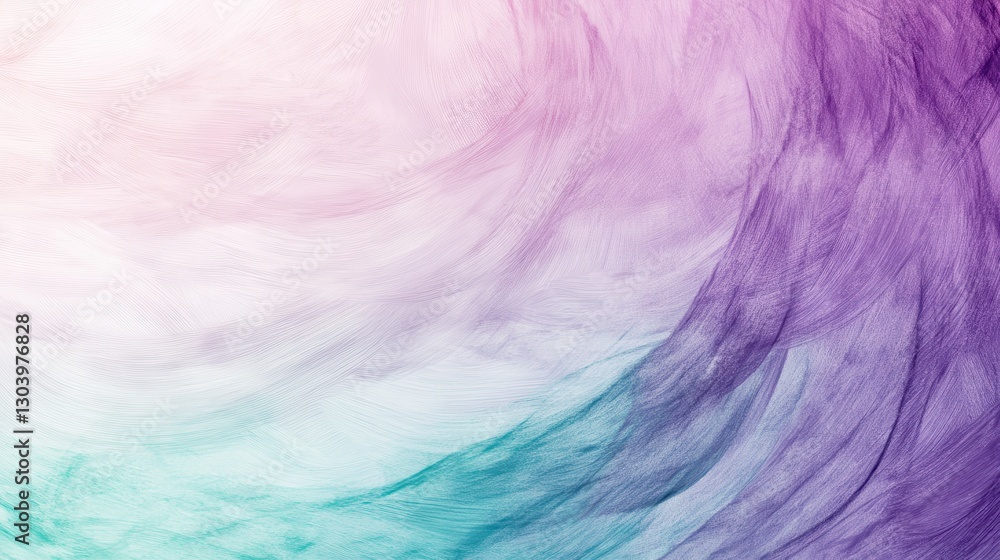 Fototapete minimalist pencil strokes create a smooth transition of colors in a serene abstract composition