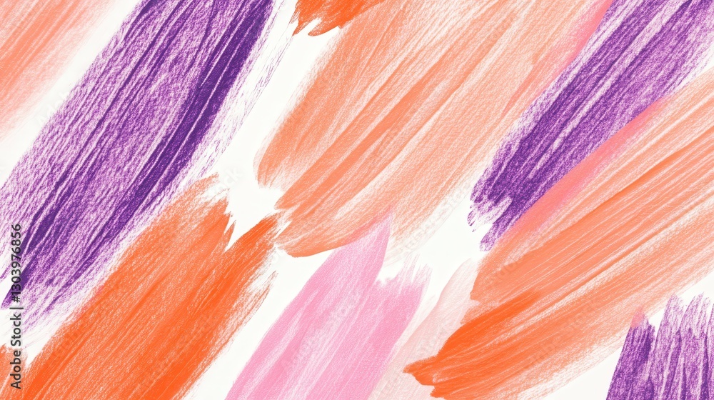Poster Creative expression through minimalist pencil strokes in a vibrant color palette creating abstract artistic design