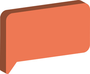 vector illustration of a speech bubble