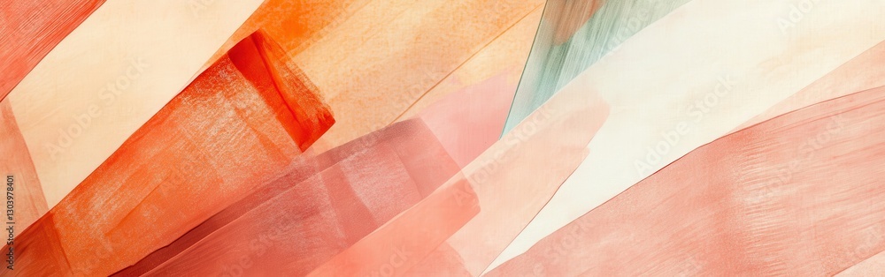 Poster colorful overlapping pencil strokes creating an abstract artistic composition full of vibrant textur