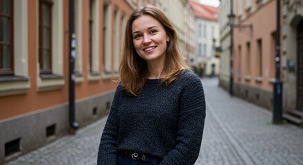 photorealistic portrait of a woman from Lithuania