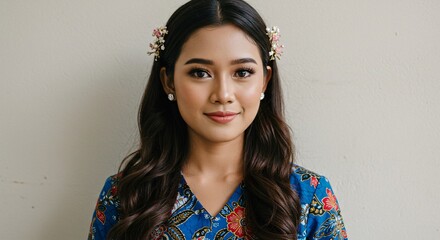 photorealistic portrait of a woman from Malaysia