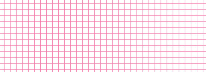 Pink line vector grid pattern. Hand drawn grid pattern background. Vector illustration
