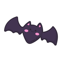 Cute Halloween Element. Vector Illustration in Cartoon Design.