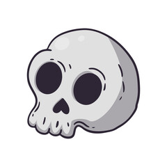 Cute Halloween Element. Vector Illustration in Cartoon Design.