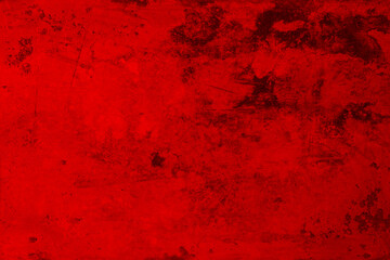 Wall interior background, studio and backdrops show products.with shadow from window color Red background for text insertion and presentation product	