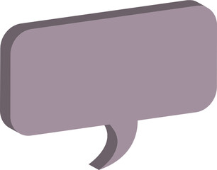vector illustration of a speech bubble