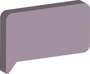 vector illustration of a speech bubble