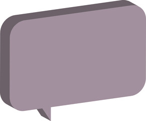 vector illustration of a speech bubble