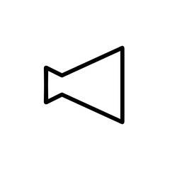 メガホンのシンプルアイコン