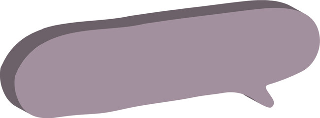 vector illustration of a speech bubble