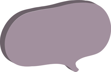 vector illustration of a speech bubble