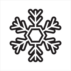 Snow icon vector. snowflake icon vector