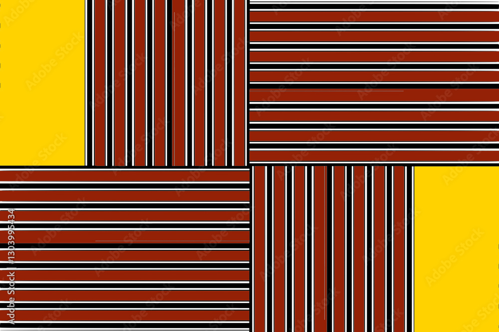 Poster art pattern with vertical stripes
