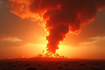 fire burning in the forest