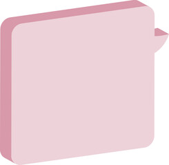 pink bubble speech bubble