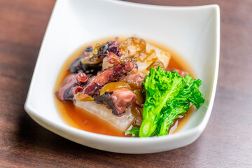 タコの煮付け料理