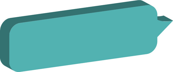 Fototapeta premium blue speech bubble icon