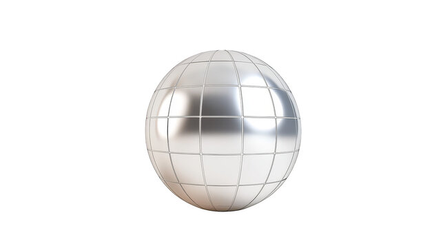 Abstract grid sphere, a captivating blend of geometric patterns and spherical harmony