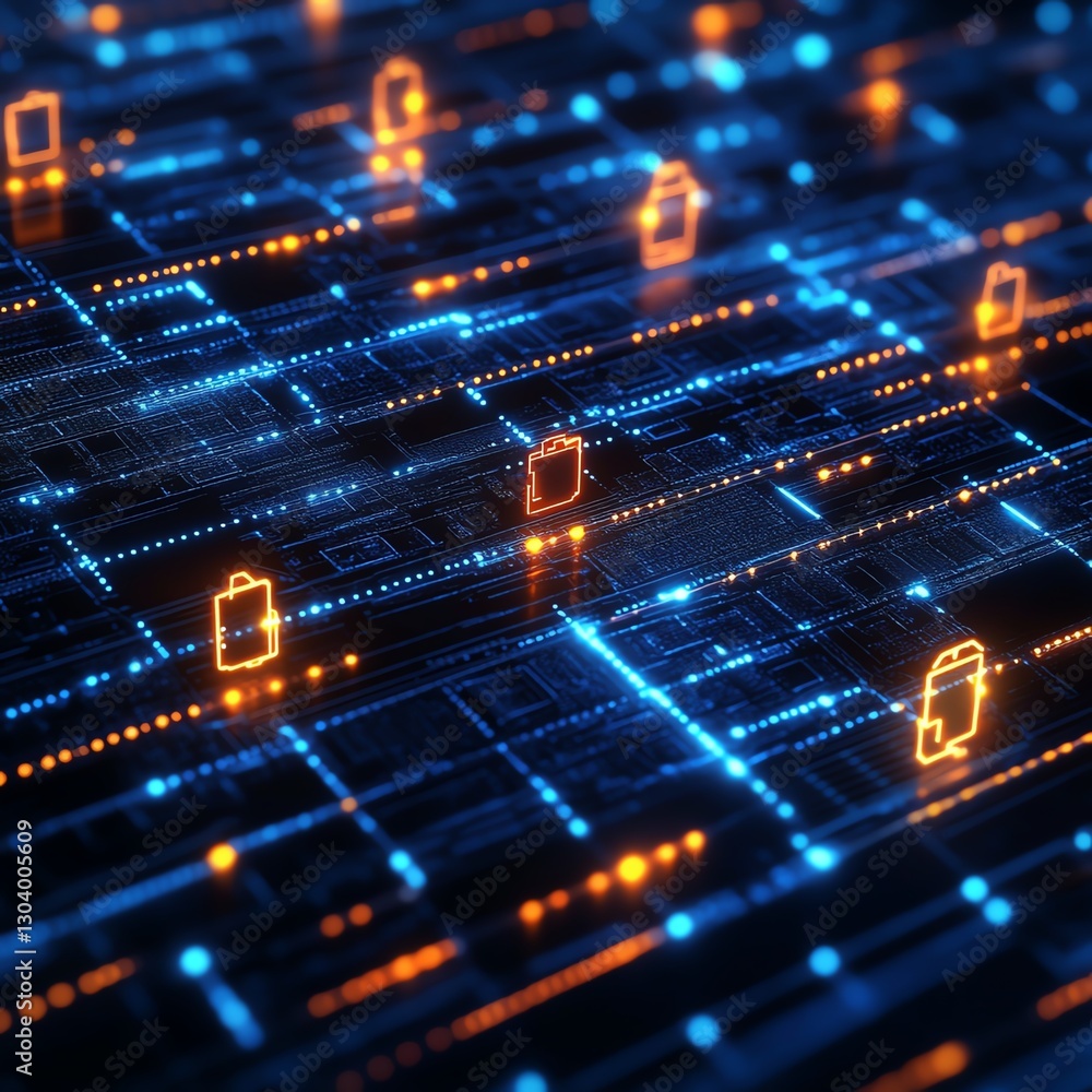 Aufkleber digital data protection, secure network connections, encrypted communication, firewall defense, data