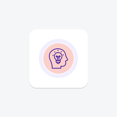 Inspiration color circle icon, vector, pixel perfect, illustrator file