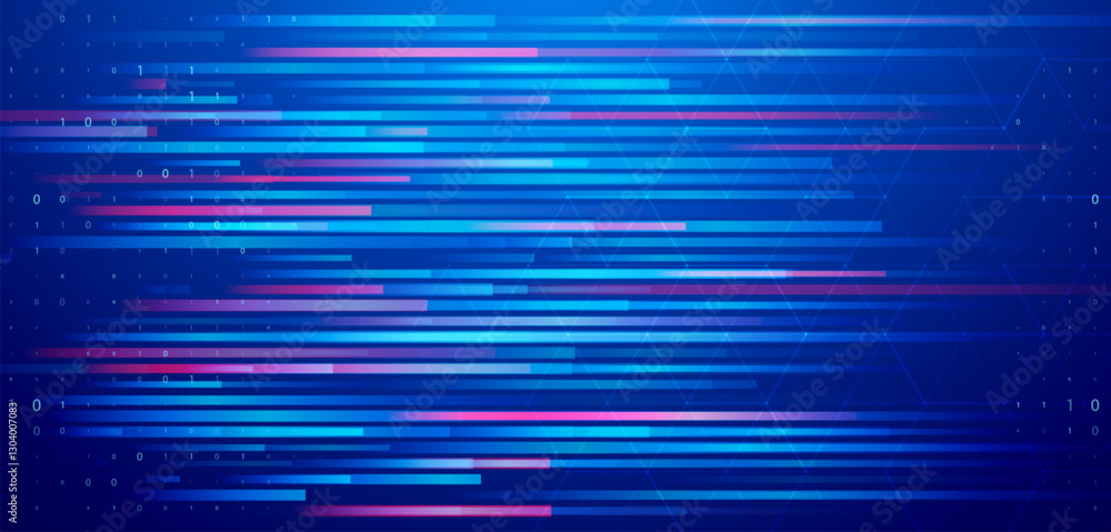 Poster abstract big data code representation. modern high-tech data background. graphic concept for your de