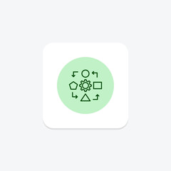 Adaptability pentaglow, vector, pixel perfect, illustrator file