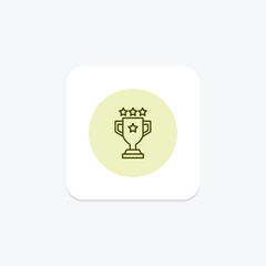 Trophy pentaglow, vector, pixel perfect, illustrator file