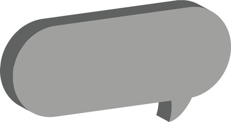 chat icon on metal button