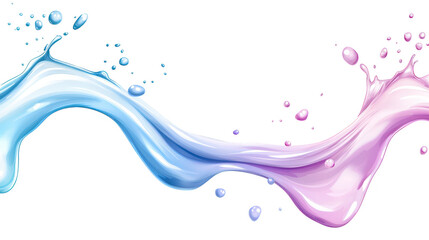 Dynamic splash of water on a black background, stunning visual for creative projects